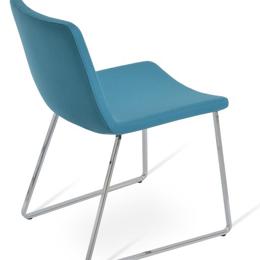 Nevada Sled Chair - comfortable dining experience | Image 2 | InSTYLE Home & Rugs
