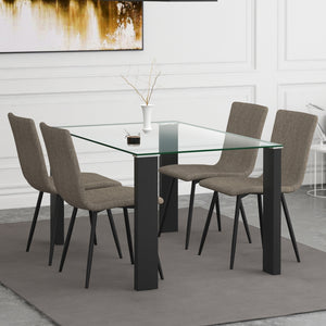Norma Side Chair (Set of 4) - elegant side chair for enhancing dining room or office spaces | Image 6 | InSTYLE Home & Rugs