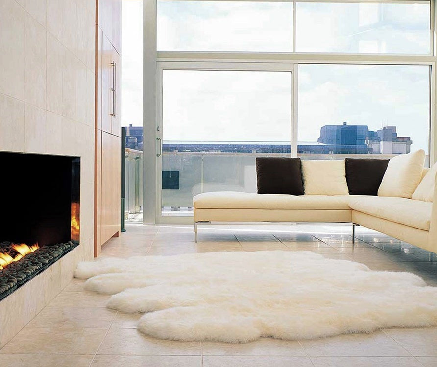 Sheepskin Rug - stylish rug with modern patterns for a chic home decor | Image 1 | InSTYLE Home & Rugs
