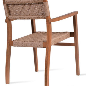 Palermo Teak Armchair - modern accent armchair for stylish interiors | Image 2 | InSTYLE Home & Rugs