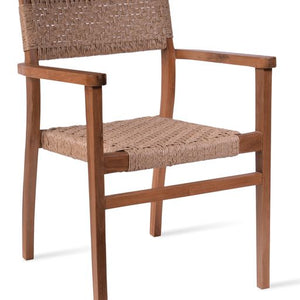 Palermo Teak Armchair - modern accent armchair for stylish interiors | Image 3 | InSTYLE Home & Rugs