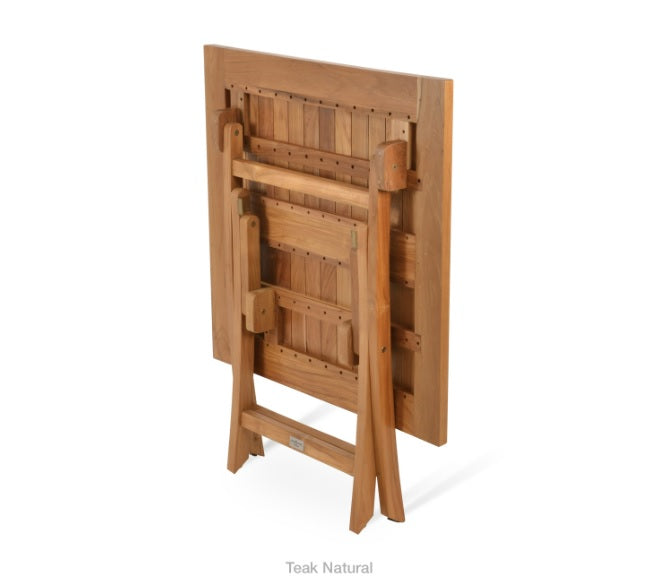 Pamela Teak Folding Square Dining Table - stylish chairs for any table | Image 2 | InSTYLE Home & Rugs
