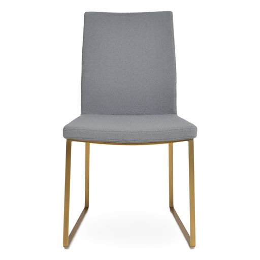 Pasha Sled Chair - comfortable dining experience | Image 2 | InSTYLE Home & Rugs
