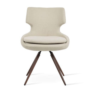 Patara Carrot Swivel - elegant seating for dining areas | Image 1 | InSTYLE Home & Rugs