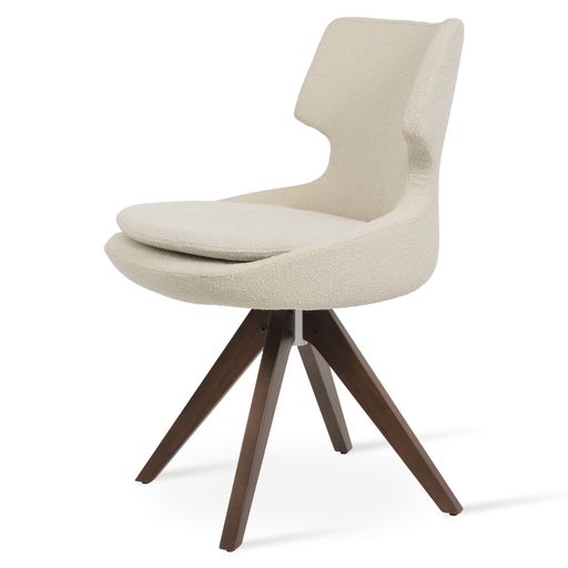 Patara Pyramid Swivel Chair - durable construction for long-lasting use | Image 2 | InSTYLE Home & Rugs
