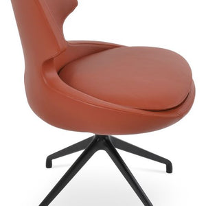 Patara Spider Swivel Dining Chair - stylish chairs for any table | Image 3 | InSTYLE Home & Rugs