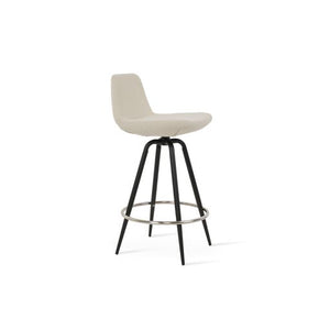 Pera Max Swivel Stools - perfect for small spaces | Image 1 | InSTYLE Home & Rugs