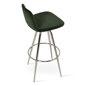 Pera Max Swivel Stools - perfect for small spaces | Image 2 | InSTYLE Home & Rugs