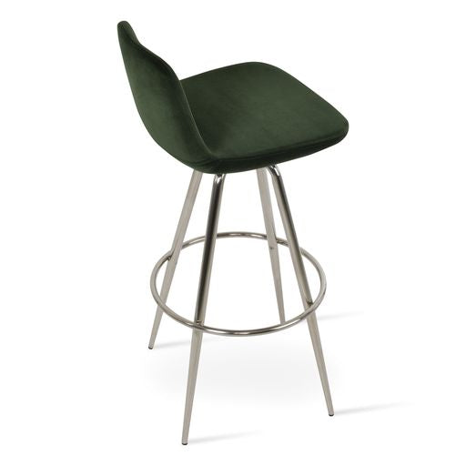 Pera Max Swivel Stools - perfect for small spaces | Image 2 | InSTYLE Home & Rugs