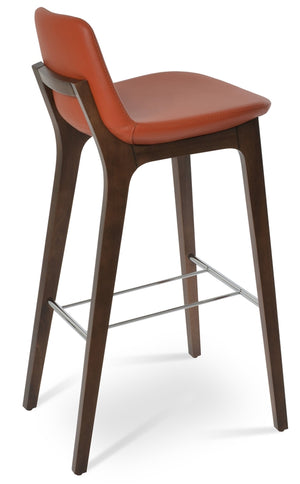 Pera Wood Handle Back Stool - perfect for small spaces | Image 8 | InSTYLE Home & Rugs