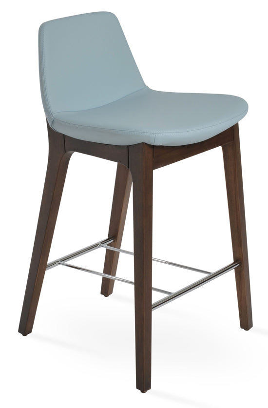 Pera Wood Handle Back Stool - perfect for small spaces | Image 2 | InSTYLE Home & Rugs