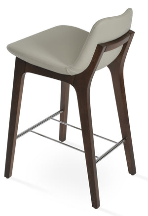 Pera Wood Handle Back Stool - perfect for small spaces | Image 4 | InSTYLE Home & Rugs