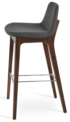 Pera Wood Handle Back Stool - perfect for small spaces | Image 7 | InSTYLE Home & Rugs