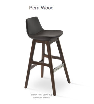 Pera Wood Stool - available in various heights | Image 2 | InSTYLE Home & Rugs