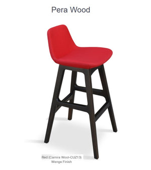 Pera Wood Stool - available in various heights | Image 5 | InSTYLE Home & Rugs