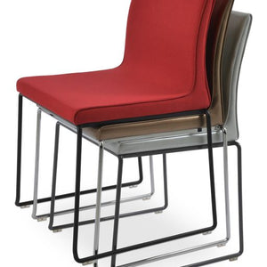 Polo Stackable Dining Chair - elegant seating for dining areas | Image 4 | InSTYLE Home & Rugs