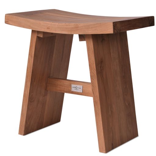 Porto Teak Stool - available in various heights | Image 1 | InSTYLE Home & Rugs