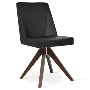 Prisma Pyramid Swivel Chair - comfortable seating for dining and office spaces | Image 1 | InSTYLE Home & Rugs