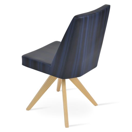 Prisma Pyramid Swivel Chair - comfortable seating for dining and office spaces | Image 2 | InSTYLE Home & Rugs