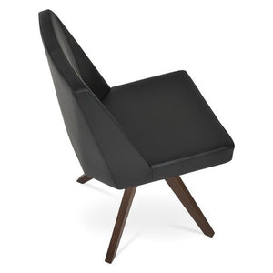 Prisma Pyramid Swivel Chair - comfortable seating for dining and office spaces | Image 4 | InSTYLE Home & Rugs
