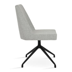 Prisma Spider Swivel Chair - comfortable seating for dining and office spaces | Image 3 | InSTYLE Home & Rugs