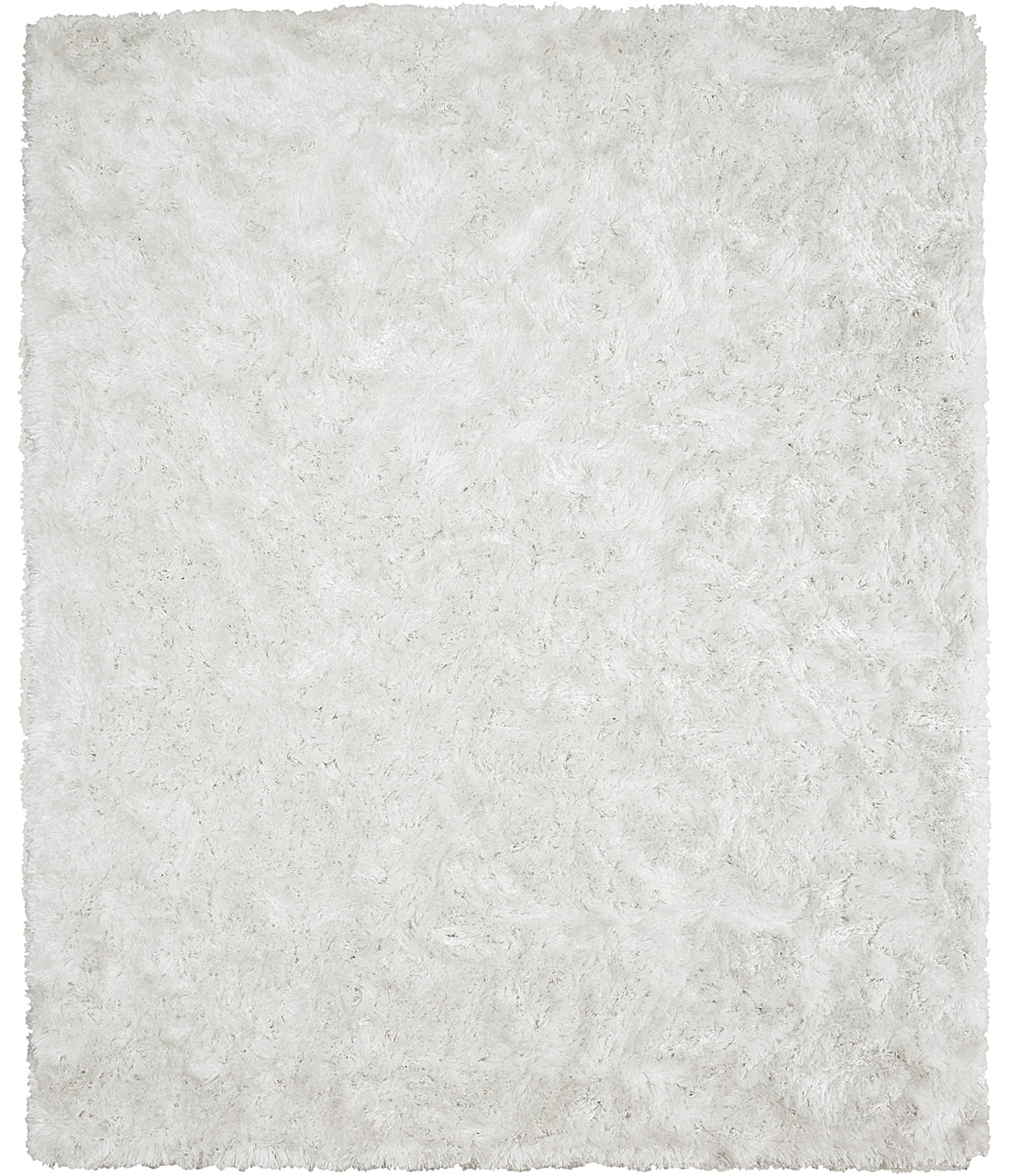 Zurich White Plush Shag Rug
