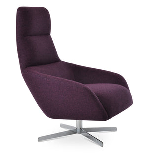 Rebecca Oval Swivel - perfect for creating cozy seating areas in your living space | Image 1 | InSTYLE Home & Rugs