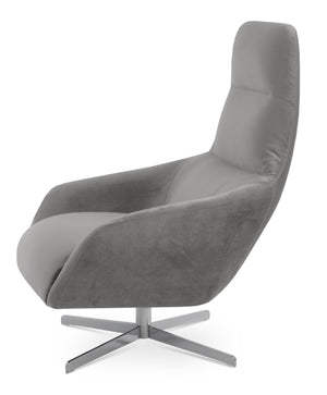 Rebecca Oval Swivel - perfect for creating cozy seating areas in your living space | Image 2 | InSTYLE Home & Rugs