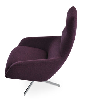 Rebecca Oval Swivel - perfect for creating cozy seating areas in your living space | Image 4 | InSTYLE Home & Rugs