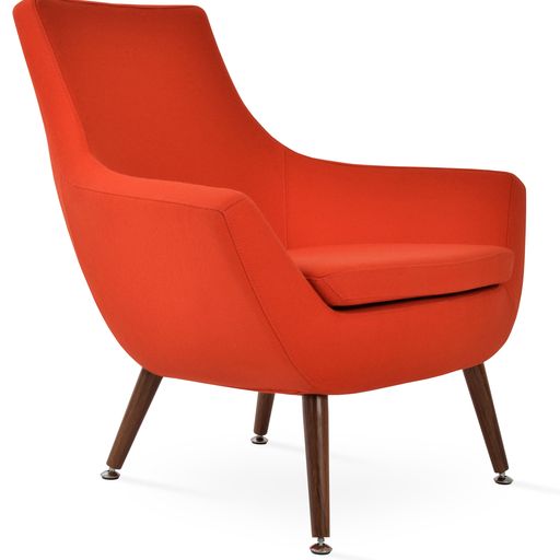 Rebecca Wood Armchair - upholstered armchair with padded comfort | Image 2 | InSTYLE Home & Rugs