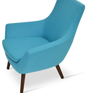 Rebecca Wood Armchair - upholstered armchair with padded comfort | Image 3 | InSTYLE Home & Rugs