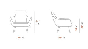 Rebecca 4 Legs - comfortable and stylish sofa chairs for any room | Image 3 | InSTYLE Home & Rugs