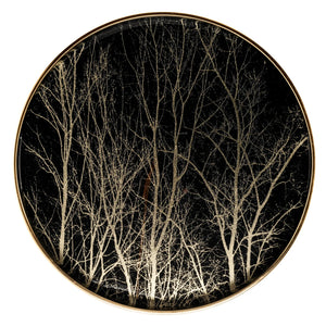 Savoy Gold Trim 2 Piece Round Tray Set - perfect for serving or as a decorative centerpiece | Image 2 | InSTYLE Home & Rugs