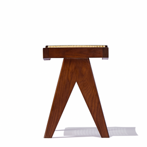 Pierre J Teak Dining Stool - comfortable dining experience | Image 3 | InSTYLE Home & Rugs