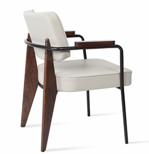 Prouve Armchair - upholstered armchair with padded comfort | Image 2 | InSTYLE Home & Rugs