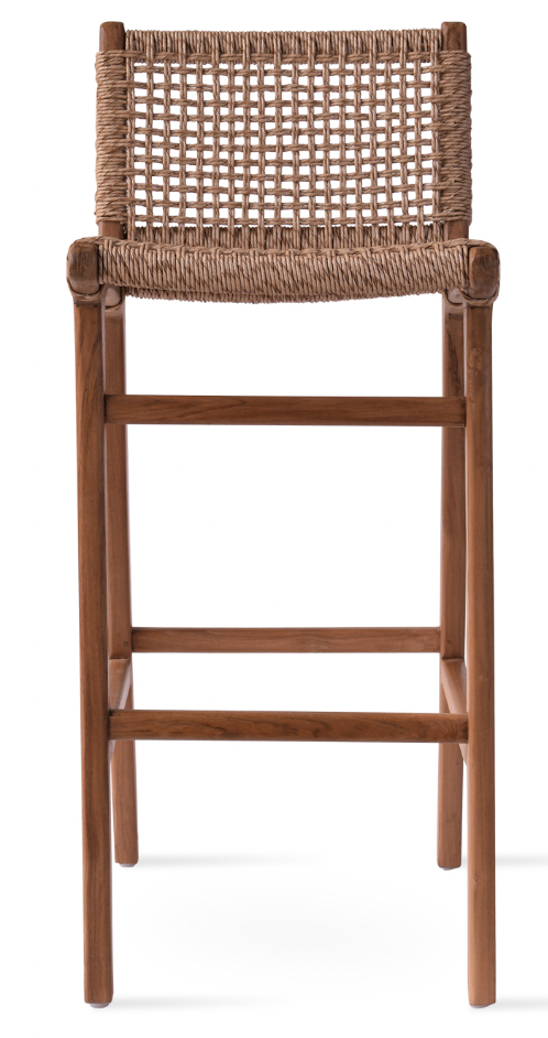 Paramus Teak Stools - compact and stylish design | Image 1 | InSTYLE Home & Rugs
