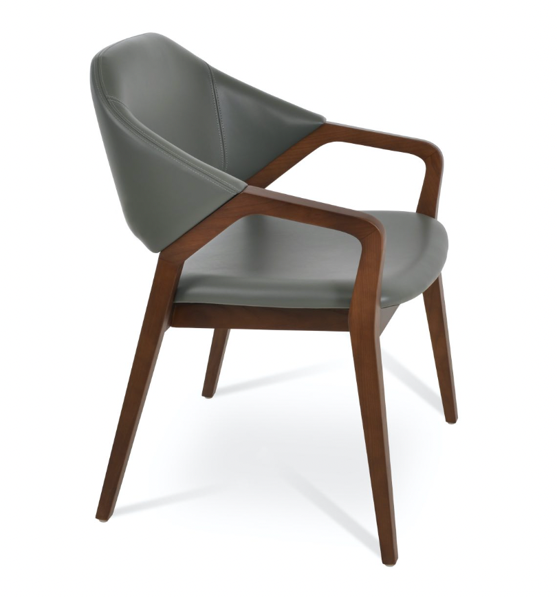 Luna Armchair - upholstered armchair with padded comfort | Image 1 | InSTYLE Home & Rugs