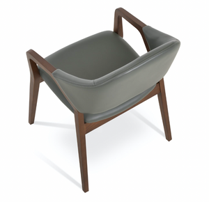 Luna Armchair - upholstered armchair with padded comfort | Image 3 | InSTYLE Home & Rugs