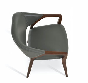 Luna Armchair - upholstered armchair with padded comfort | Image 4 | InSTYLE Home & Rugs