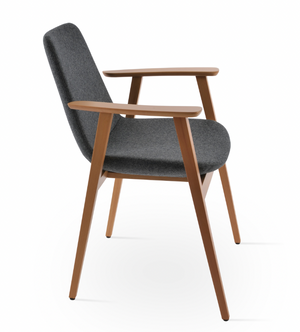 Eiffel Arm Guest Dining Chair - comfortable dining experience | Image 1 | InSTYLE Home & Rugs
