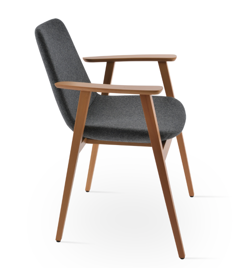 Eiffel Arm Guest Dining Chair - comfortable dining experience | Image 1 | InSTYLE Home & Rugs
