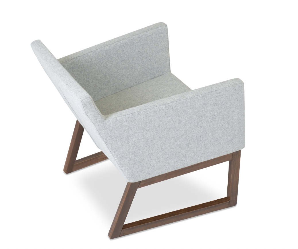 Harput Sled Wood Lounge - comfortable chairs for relaxation | Image 2 | InSTYLE Home & Rugs