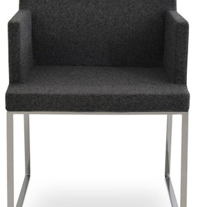 Soho Sled Chair - elegant seating for dining areas | Image 3 | InSTYLE Home & Rugs