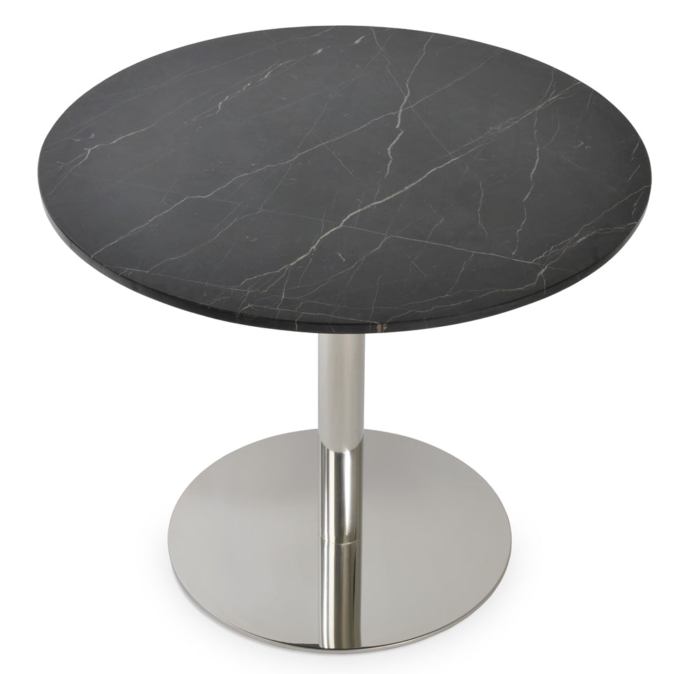 Tango Carrara Marble Dining Table - stylish dining table for gatherings | Image 2 | InSTYLE Home & Rugs