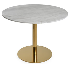 Tango Carrara Marble Dining Table - stylish dining table for gatherings | Image 3 | InSTYLE Home & Rugs