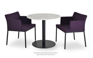 Tango Carrara Marble Dining Table - stylish dining table for gatherings | Image 15 | InSTYLE Home & Rugs