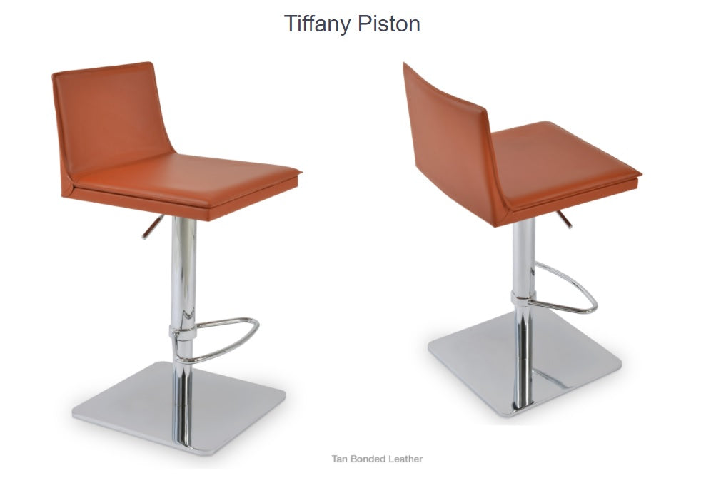 Tiffany Piston Stool - perfect for small spaces | Image 2 | InSTYLE Home & Rugs