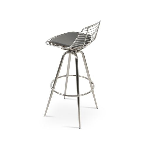 Tiger Mini Max Swivel Stools - compact and stylish design | Image 2 | InSTYLE Home & Rugs