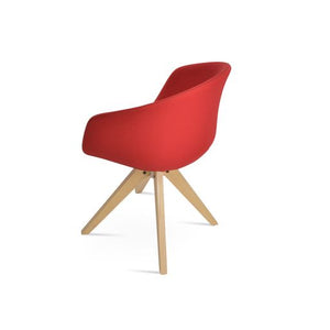 Tribeca Pyramid Swivel Chair - durable construction for long-lasting use | Image 2 | InSTYLE Home & Rugs