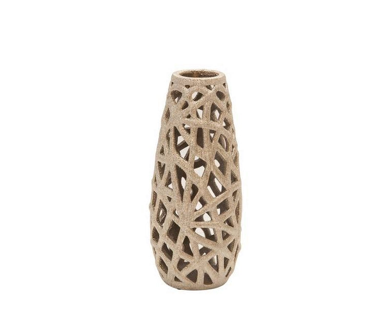 Ceramic 13" Cut-Out Vase - elegant vase for adding a touch of style to any room | Image 2 | InSTYLE Home & Rugs